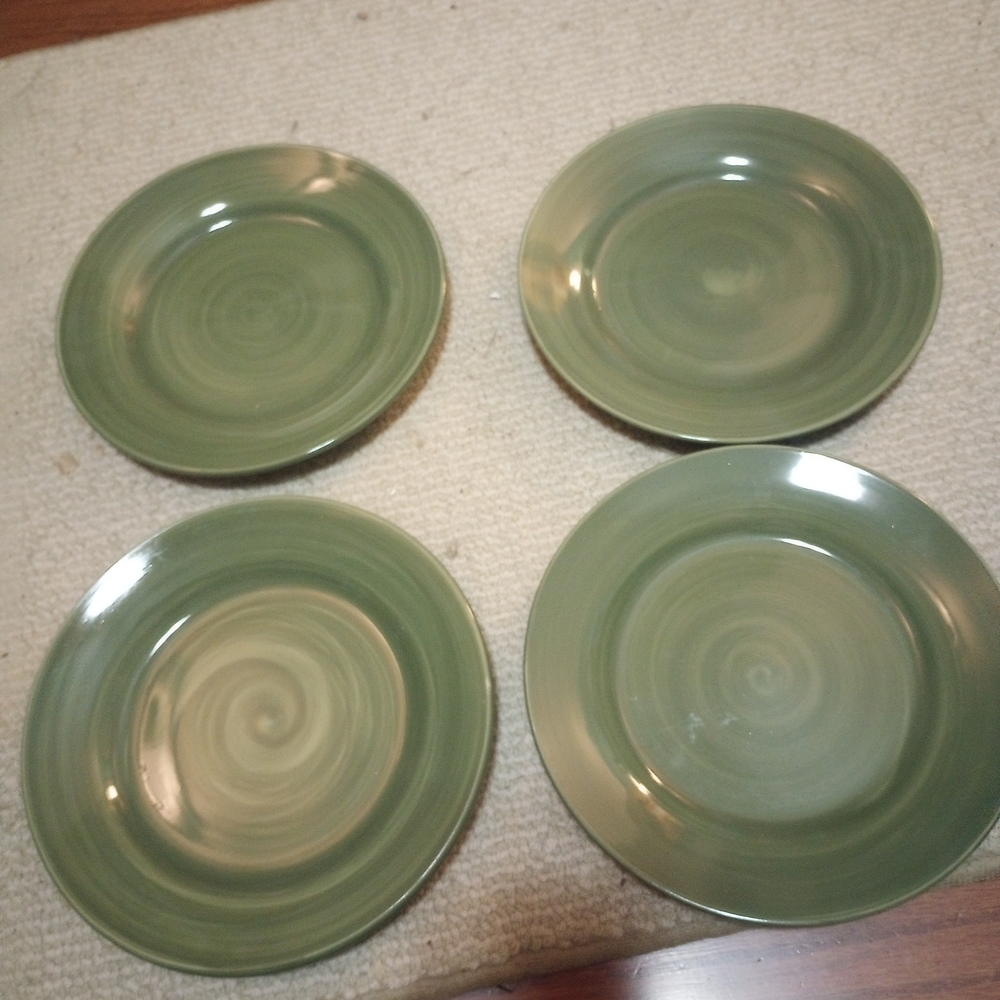Studio Olive Swirl Dinner Plate Set